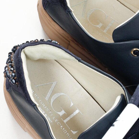 Attilio Giusti Leombruni Butterfly Jewel Platform Sneakers - Picture 10 of 11